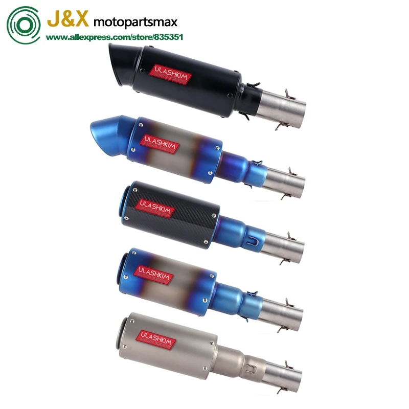 

Motorcycle Full system Exhaust Muffler Escape Slip On For Yamaha R6 YZF-R6 2006-2014 Middle Link Pipe With DB-KILLER