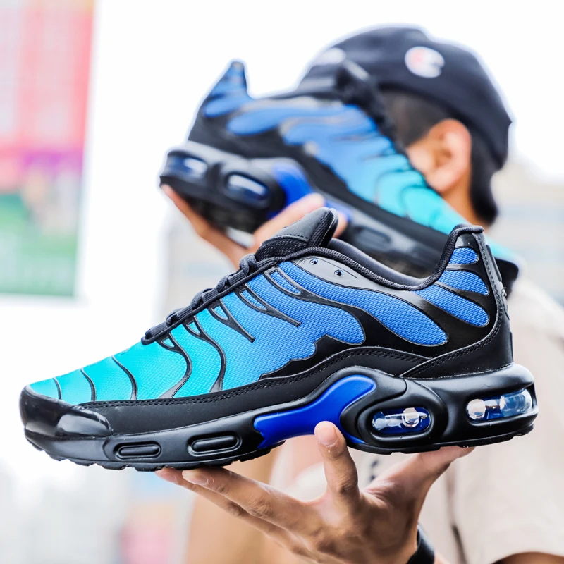 

Air Cushion Jogging Shoes Men Sport Running Shoes Breathable Mesh Sneakers Men Summer Tennis Outdoor Athletic Training Sneakers