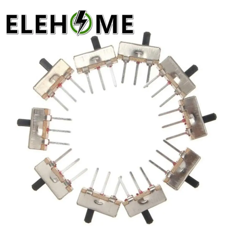 10 шт. SS12D00G3 скользящий переключатель 2 положения SPDT 1P2T 3Pin PCB панель мини