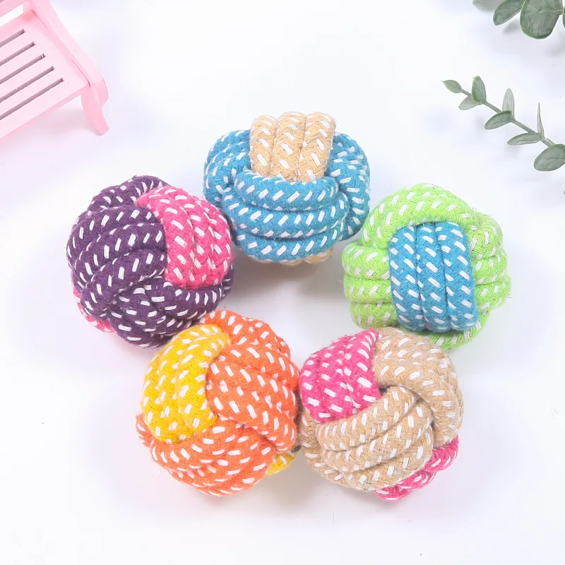 

Dog Rope Toys Durable Dog Toys for Aggressive Chewers, Safety Pet Teething Chew Toys with Natural Cotton