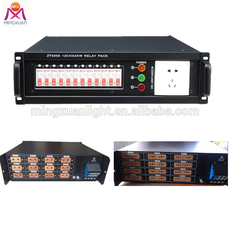 

12CH x 4KW Relay Pack saving 3 phase power distribution box
