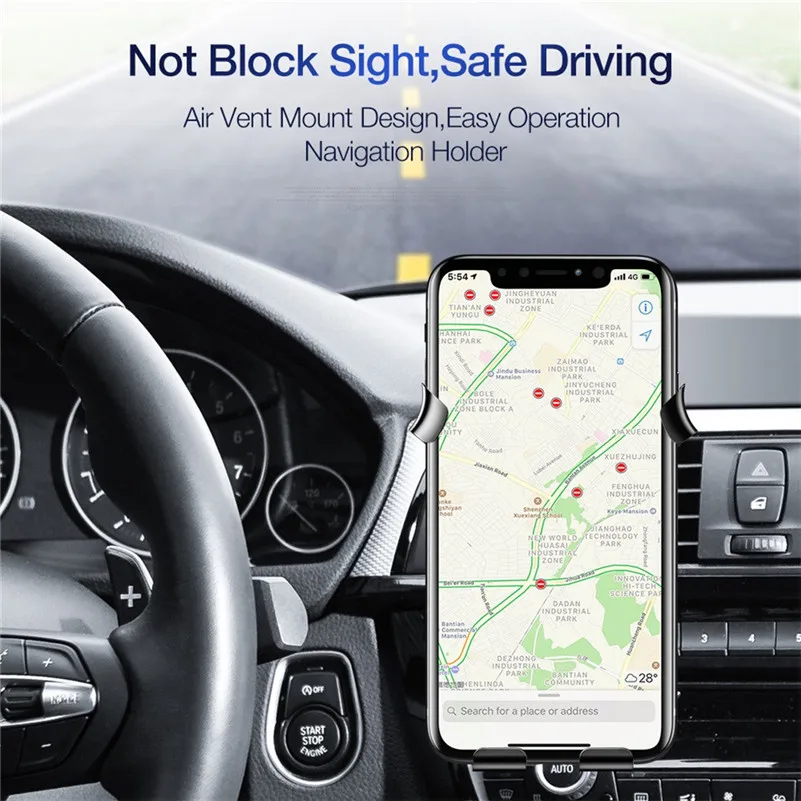 Гравитационный Автомобильный держатель для телефона в автомобиле мобильного