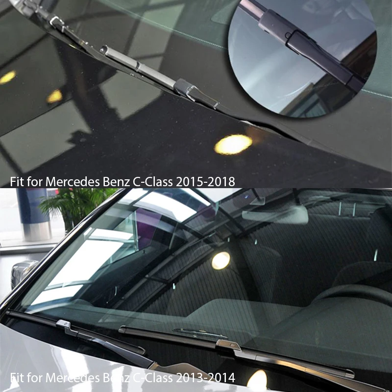 BOOMBLOCK для Mercedes Benz W205 W203 W204 C Class лобового стекла автомобиля резиновые щетки