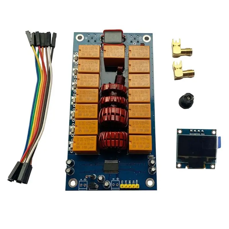 ATU 100 1 8 50 МГц 100mini автоматический тюнер антенны от N7DDC 7x7 + 0 96 дюймов OLED комплект