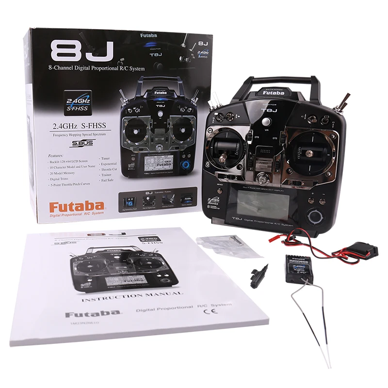Оригинальный FUTABA T8J 8 Channal S-FHSS пульт дистанционного управления с R2008SB приемником |
