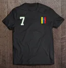Футболка Венесуэла для футбола Ретро Camiseta Vinotinto Futbol 7 Ver2 готическая одежда футболка с коротким рукавом смешные футболки