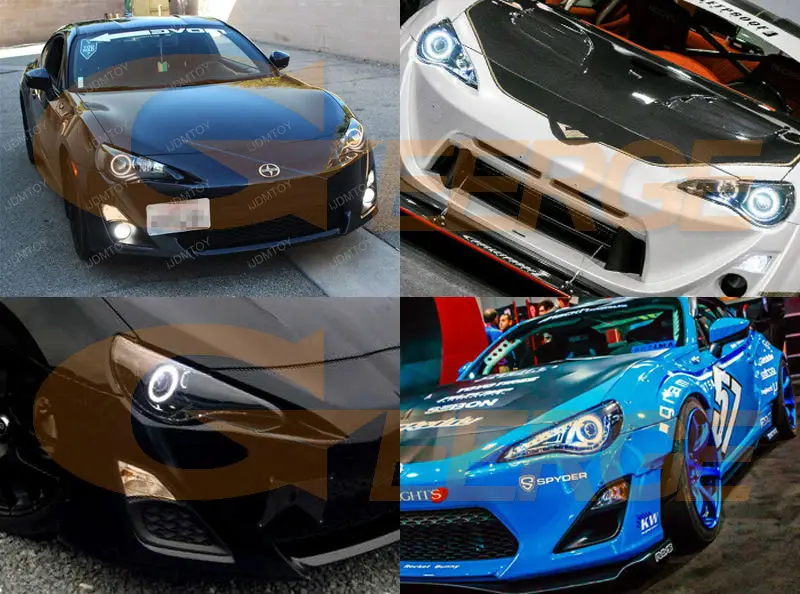 Отличные CCFL ангельские глазки Halo Кольцо Комплект ультра яркий для Toyota FT GT 86 GT86 FT86