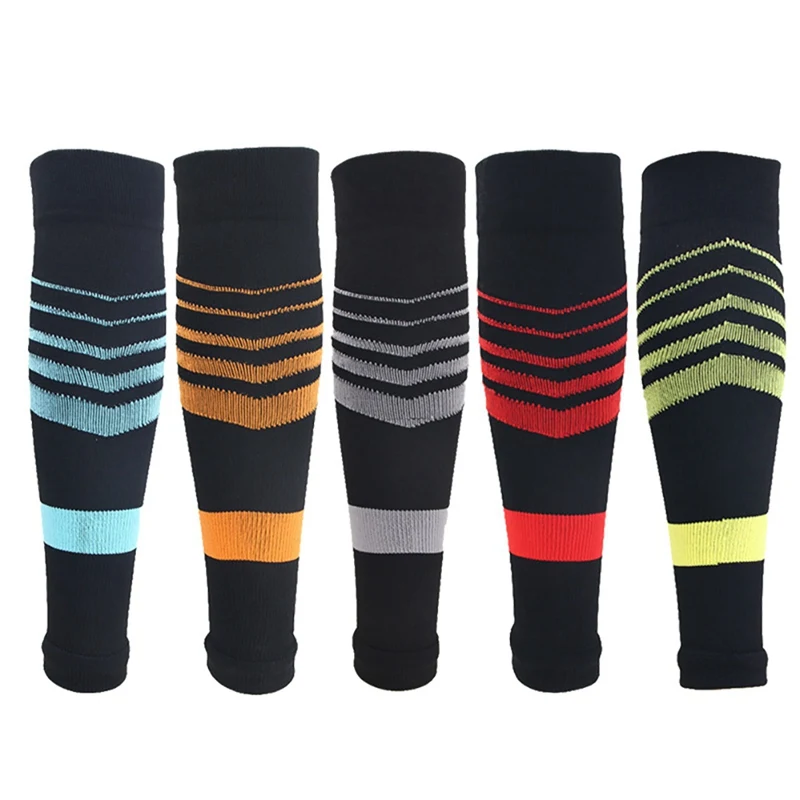 

2Pcs Lengthen Compression Leg Warmers Basketball Football Cycling Socks Knee Calf Knitted Sleeves Leg Warmers Unisex Leg Protect
