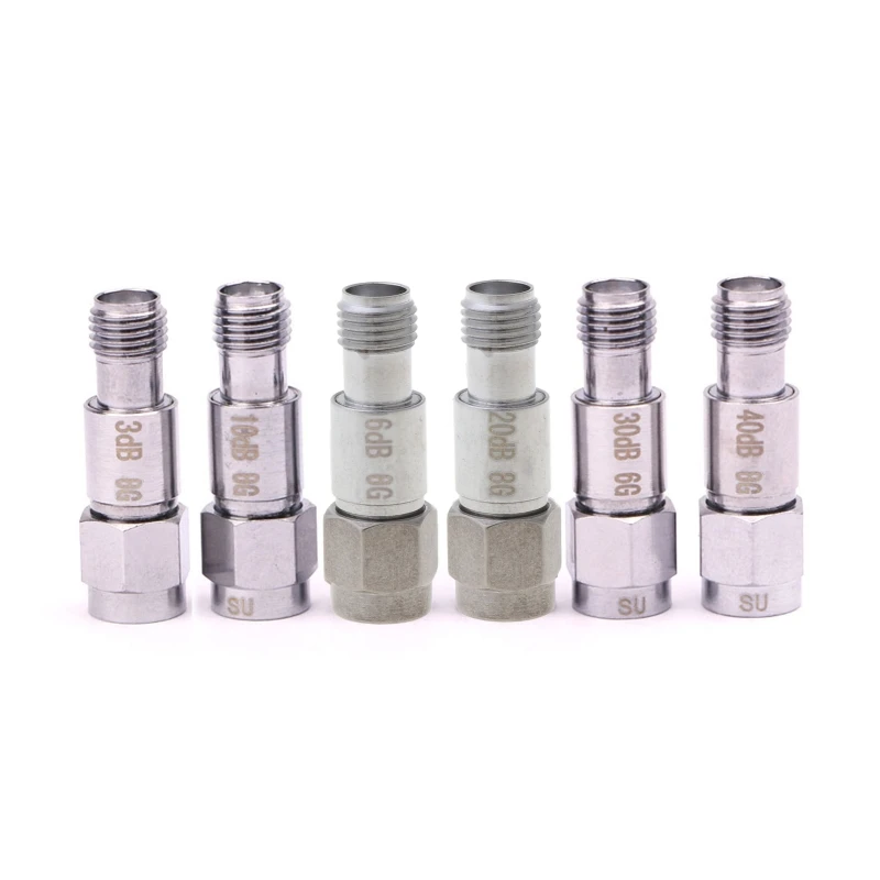 

2W SMA DC-6GHz Coaxial Fixed Attenuators Frequency 6GHz SMA Fixed Connectors