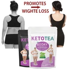 Добавки Mulittea Keto Ketone T-ea, питье для снижения веса, жиросжигатель живота, похудение, эмгрей, энергосберегающий продукт 60d