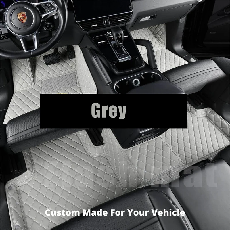 

WLMWL Custom leather car mat for Ford focus kuga ecosport explorer mondeo fiesta mustang automobile carpet cover Car-Styling