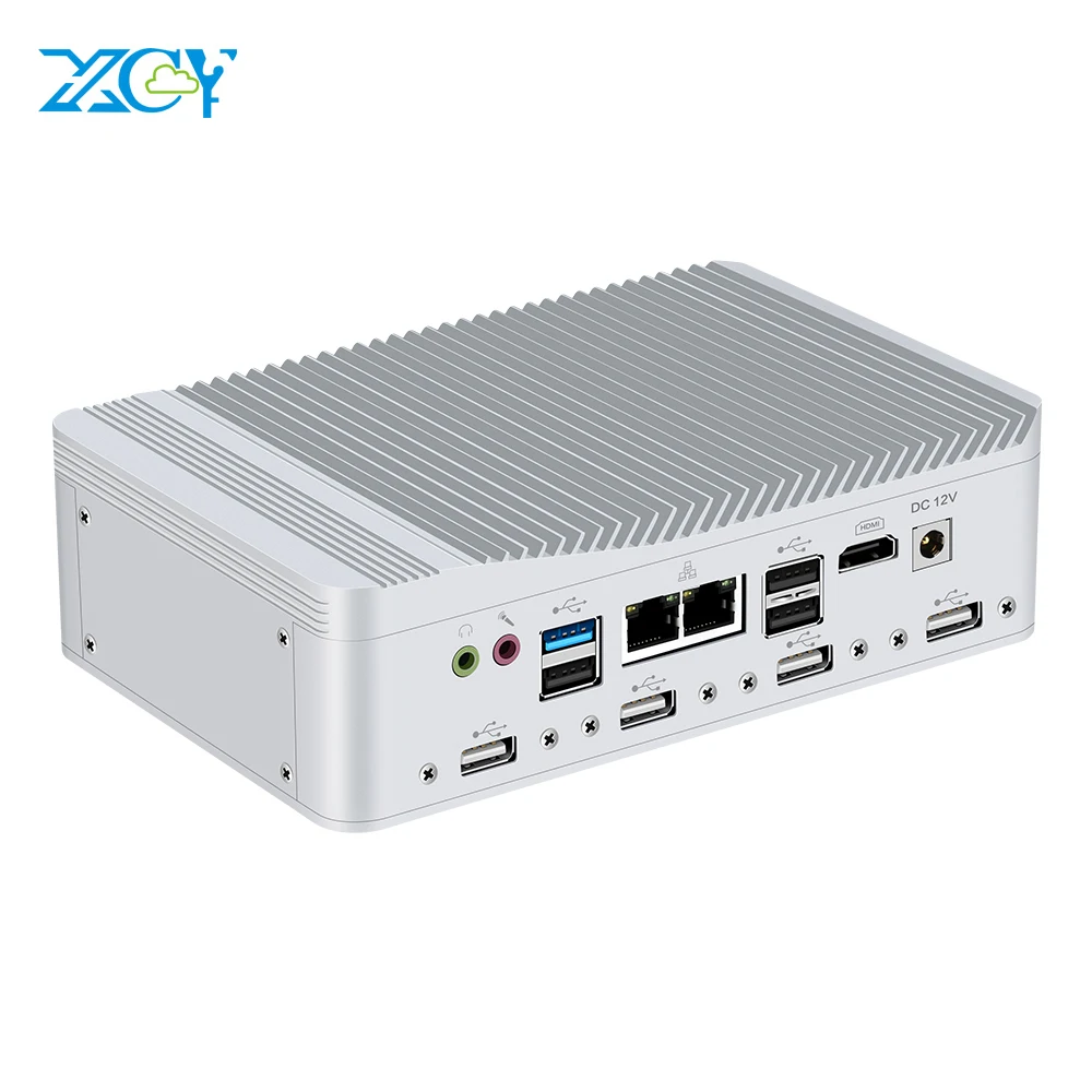 6* последовательный порт 2* lan, мини-ПК Celeron J1900 четырехъядерный Windows Linux HDMI WiFi 8* USB 3g/4G модуль промышленный рабочий стол компьютер