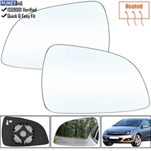 Left Right Wing Mirror Glass Heated Driver Passenger Side For Opel Astra H 2009 - 2011 2011G Family Chevrolet Vectra Convex