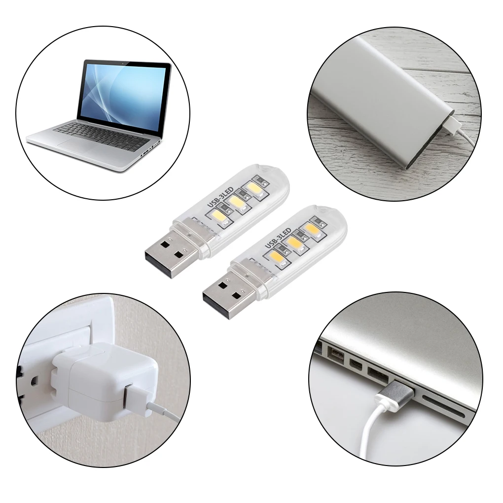 

Mini USB LED Light Table Lamp Portable Night light For Power Bank PC Laptop Book Reading Light Warm White Lamp Camping Bulb