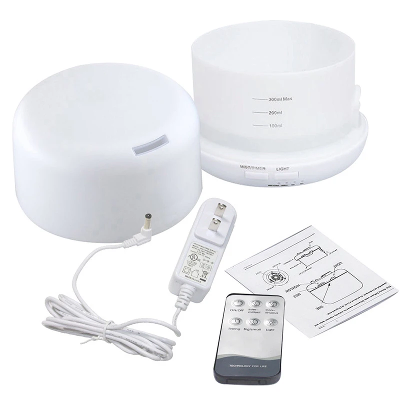 Ультразвуковой увлажнитель воздуха со светодиодный Ной подсветкой 300 мл |
