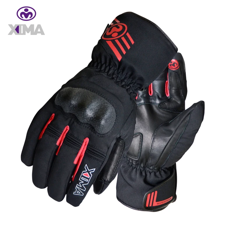 

XIMA-78202 fleece gloves male riding motorcycle winter warm windproof waterproof forefinger tip touch screen