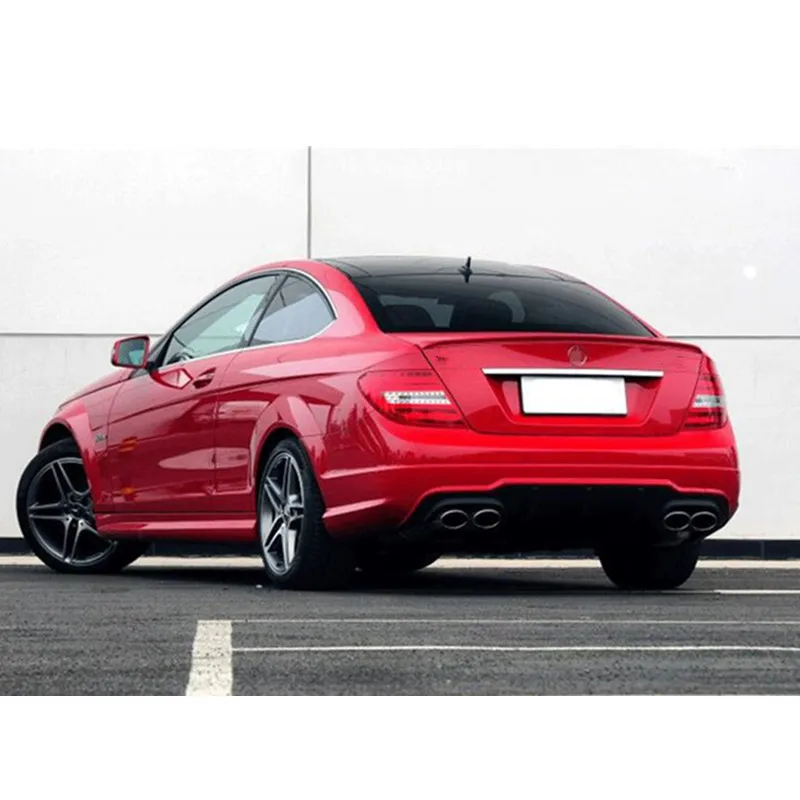 Хорошее качество для 09-13 лет Benz A * G R style C63 c200 C260c300 W204 глушитель выхлопной трубы из