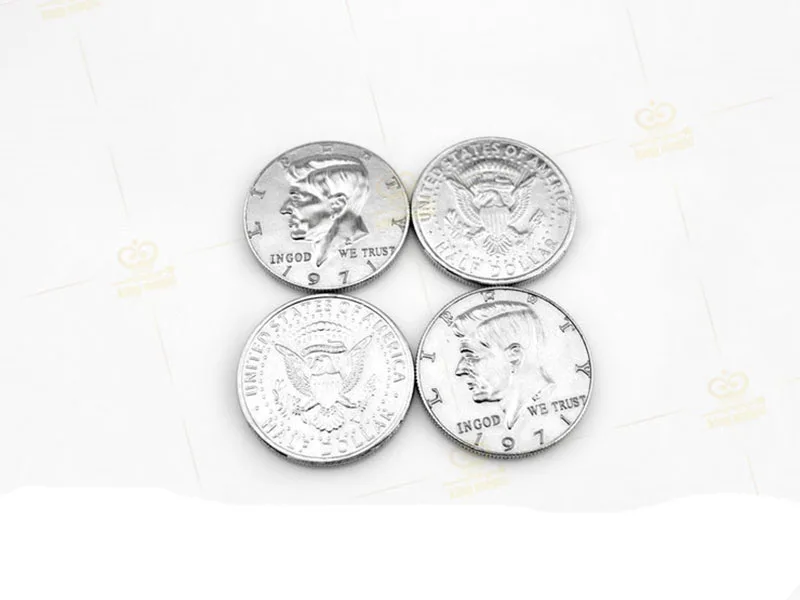 1pcs Silver/Gold Color Magic Coin Half Dollar Top Quality Tricks Magician Gimmick | Игрушки и хобби