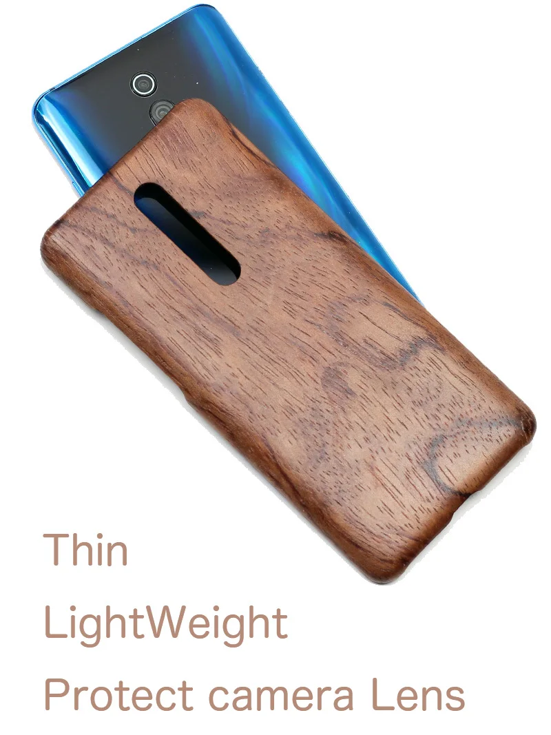 Чехол для телефона из натурального дерева для Xiaomi 9T PRO, Redmi K20 Pro, чехол, покрытие из черного ледяного дерева, грецкого ореха, розового дерева