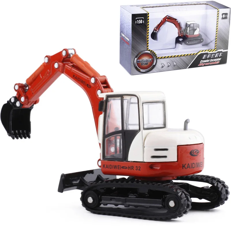 1:50 alloy Crawler excavator model,advanced alloy forge excavator construction vehicle toy,free shipping