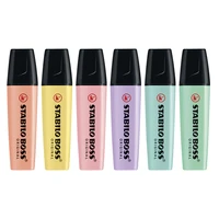 stabilo 70 boss pastel highlighters text markers focus marker pen for student office