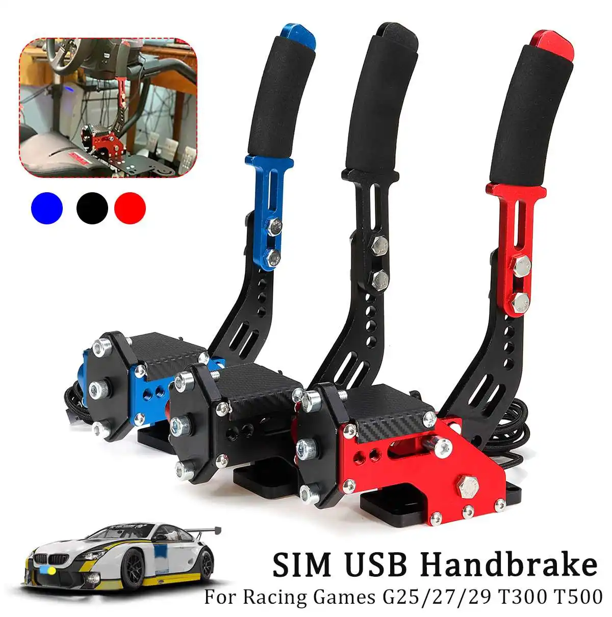 

Brake System 16 Bit Hall Sensor Usb Handbrake Sim For Racing Games G25/27/29 T300 T500 Fanatec Osw Dirt Rally