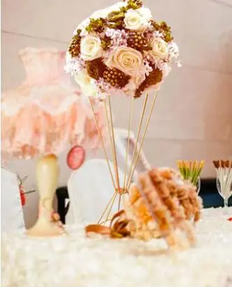 2 предмета в комплекте золотистые железные стойка для цветов свадьбы проход