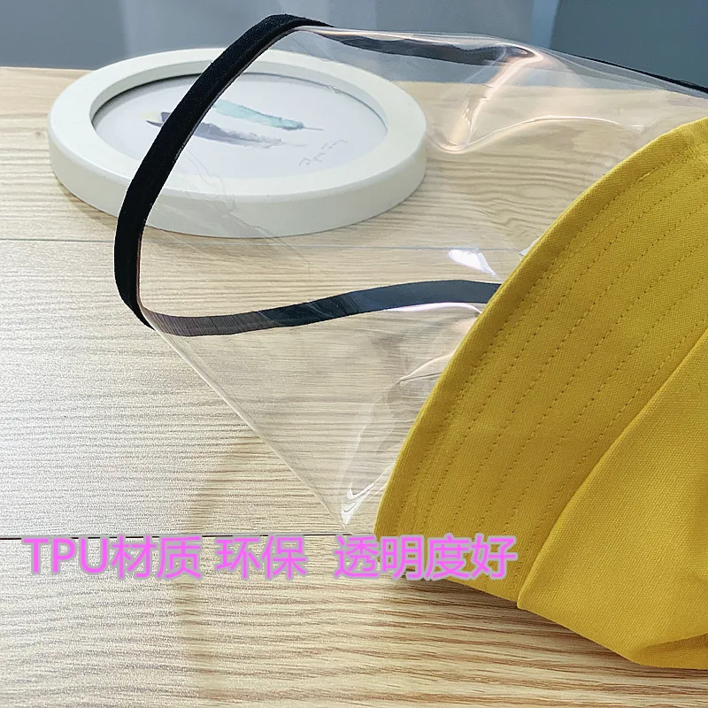 

Children's Anti-dust hat spring thin anti-saliva fisherman hat cotton baby hat child protection basin hat tide fashion boy and