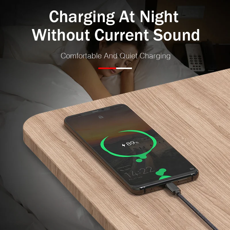 Кабель зарядный YKZ USB Type C 3 а с поддержкой быстрой зарядки|Кабели для мобильных