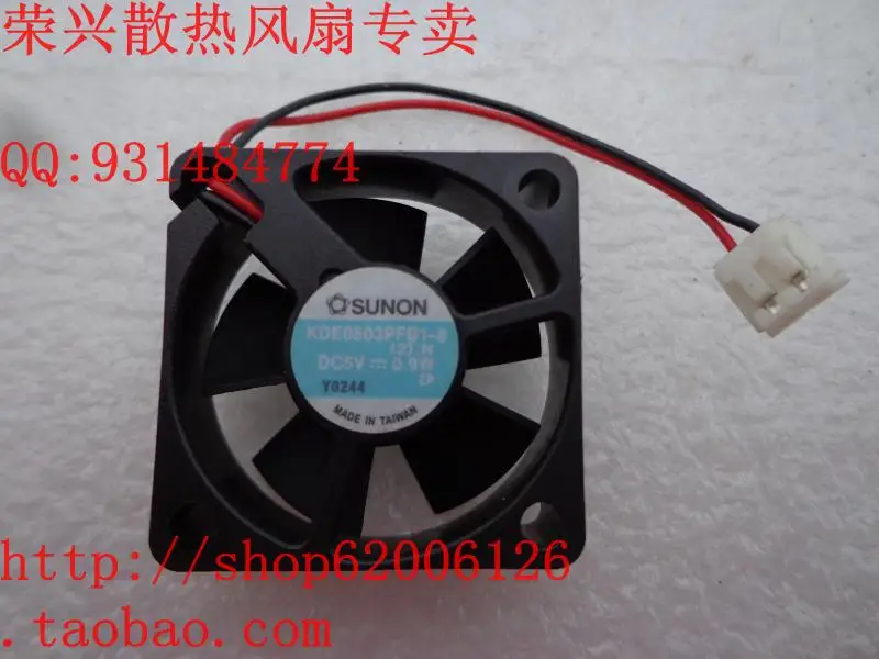

Новый SUNON KDE0503PFB1-8 DC5V = 0,9 W 3010 2 катушки Малый вентилятор