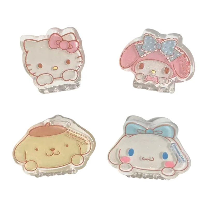 

Аниме мультфильм My Melody Cinnamoroll Kt Cat Purin Dog шпилька для волос аксессуары Kawaii милый мини захватывающий Зажим Шпилька для волос подарок для девоче...