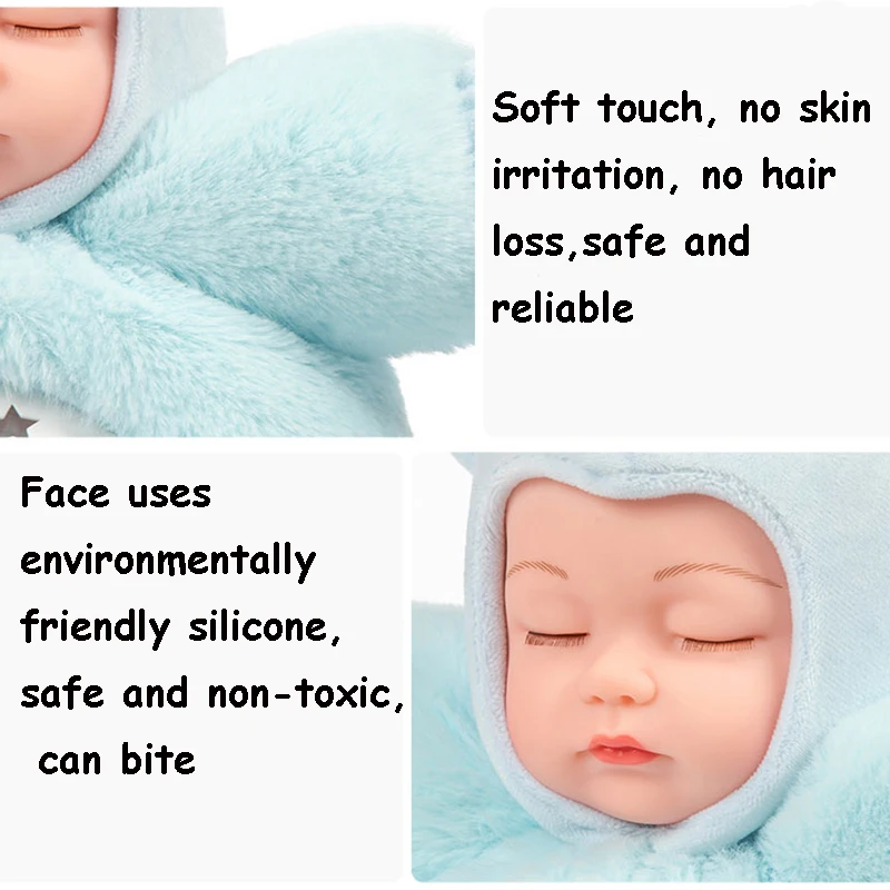 Кукла Колыбельная плюшевая со звуком светильник 25 см|Плюшевые игрушки с