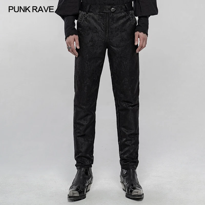 Gothic daily simple pants Punk Rave WK-437XCM