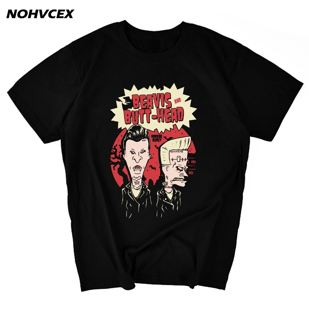 Новое поступление Мужская футболка с надписью Beavis и Butthead отличный дизайн | одежда