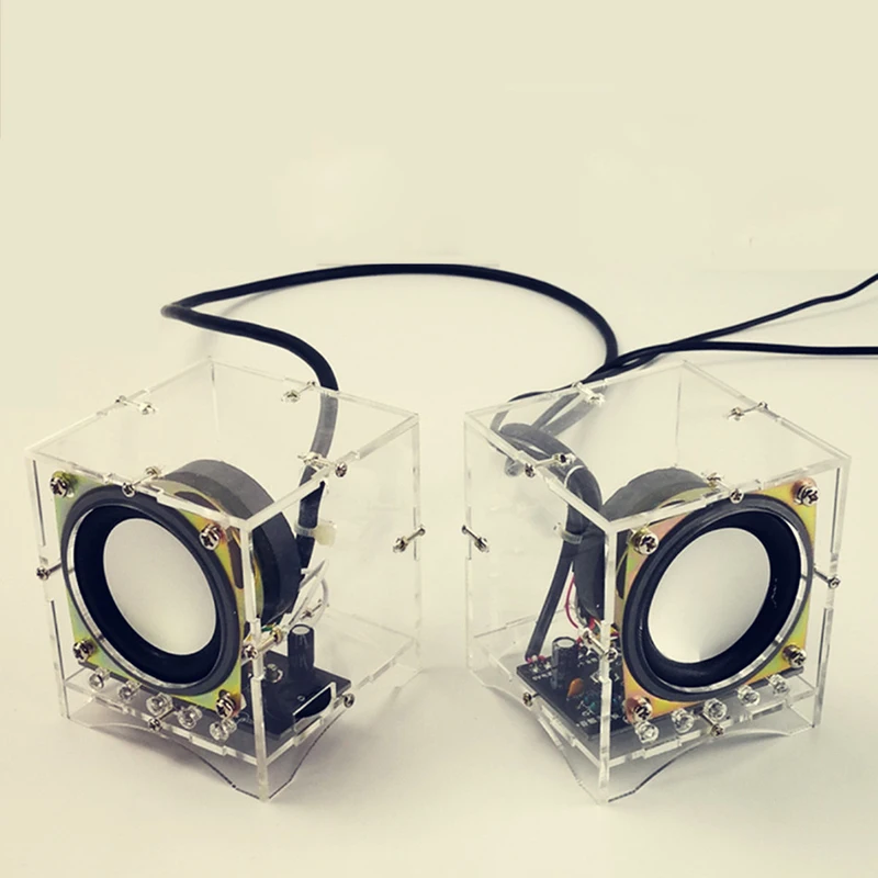 Высокое качество смешной DIY корпус мини 3W динамик компьютер аудио Профессиональный 8002 музыкальный усилитель чипа динамик телефон