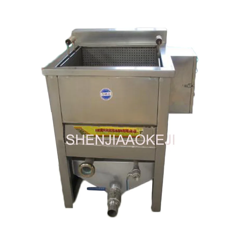 

CY500 Single basket oil-water separation square fryer Semi-automatic fryer French fries processing machine 380V