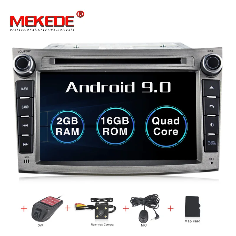 16G add camera DVR MEKEDE 4G+ 64G Android 9,0 автомобильный Радио dvd-плеер мультимедиа для SUBARU OUTBACK 2008-2013 BT wifi gps RDS Wi-Fi - Цвет: 16G add camera DVR