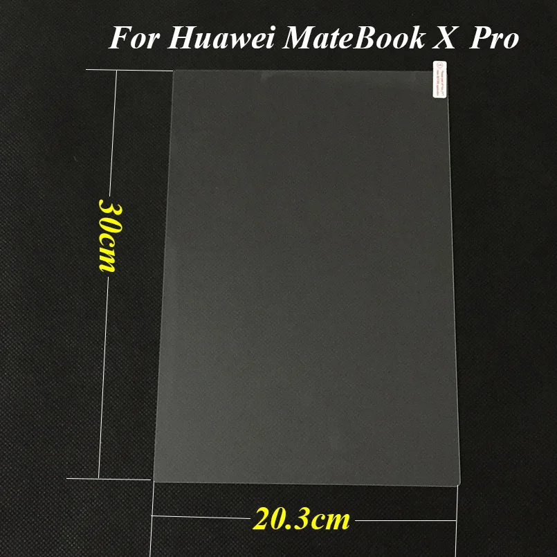 2 pc transparent 9h glass film for huawei matebook x pro 13 9 2019 2020 notebook tempered glass 0 3mm laptop screen protector free global shipping