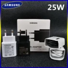 Сверхбыстрое зарядное устройство Samsung S21, 25 Вт, оригинальный адаптер европейского стандарта, 3 А, кабель Type-C, зарядное устройство для Galaxy Note 20, S20, A90, A80, S10
