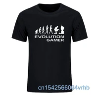 2021 evolution of a gamer pc geek leisure time t shirt short sleeve o neck anime funny t shirt oversize