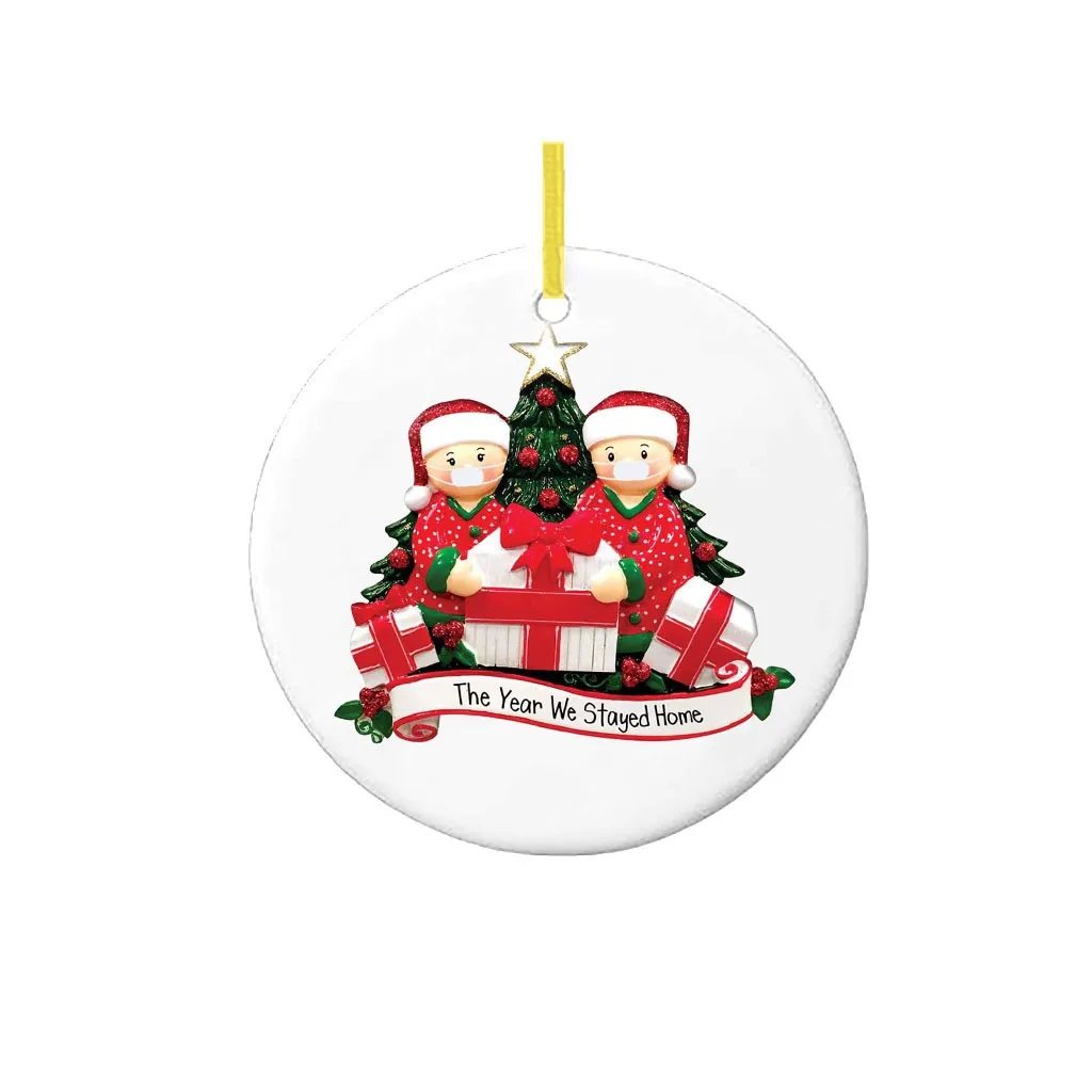 2020 Новая Рождественская елка украшение светящаяся подвеска Безликий старый