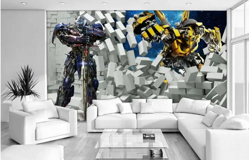 Пользовательские обои 3D креативная мультяшная тематическая роспись детская
