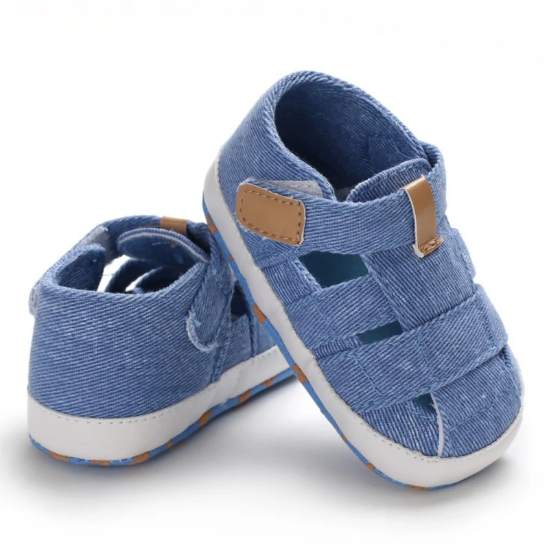 

Summer Baby Boy Sandals Breathable Anti-Slip Hollow Baby Shoes Sandals Toddler Soft Soled First Walkers