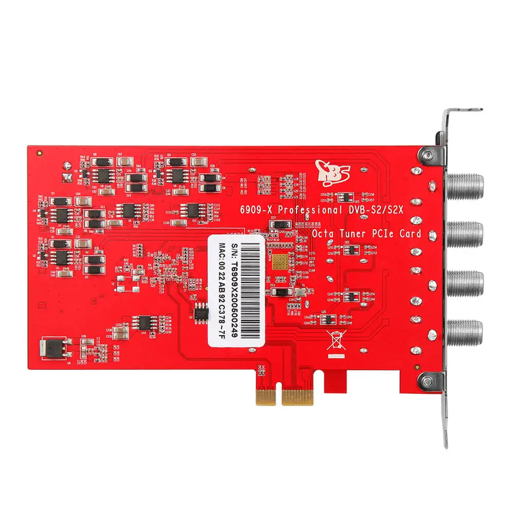 ТВ-тюнер TBS6909X V2 DVB-S/S2/S2X 8 Octa H.265 PCIe-карта совместимая с ТВ-приставкой | Электроника