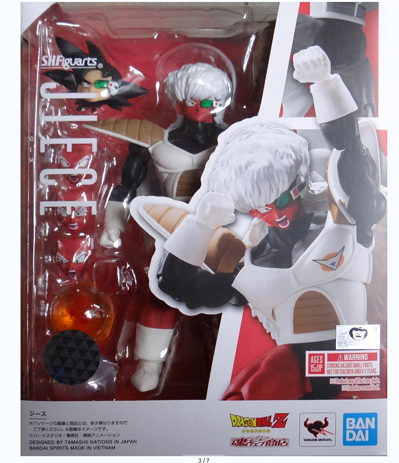 Bandai подлинный SHF Драконий жемчуг Ginyu Force Jeice шарнирные подвижные фигурки модели
