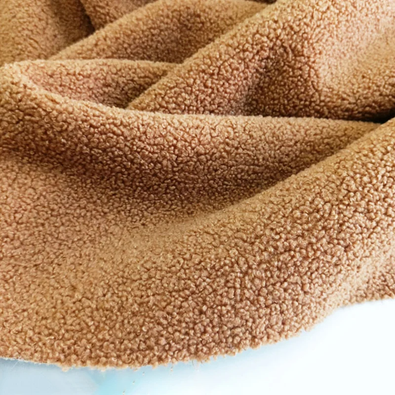 Теплая Вельветовая флисовая ткань 50*150 см плотная шерпа из овечьей шерсти для