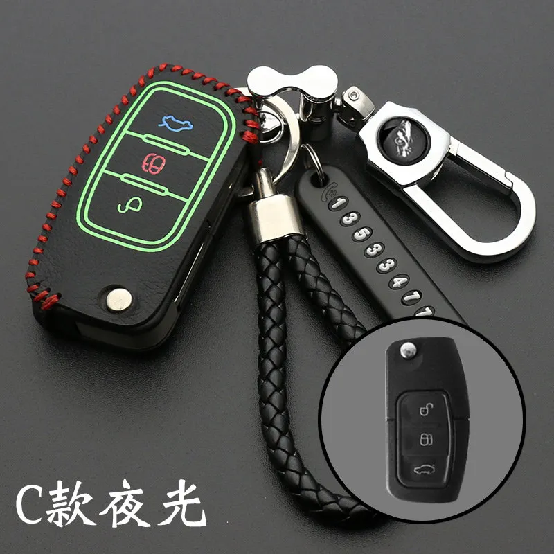 

3 Button Remote Key Fob Case Shell Silicone Cover Fit For Ford Fiesta Focus MK2 Mondeo Kuga Galaxy C-Max S-Max