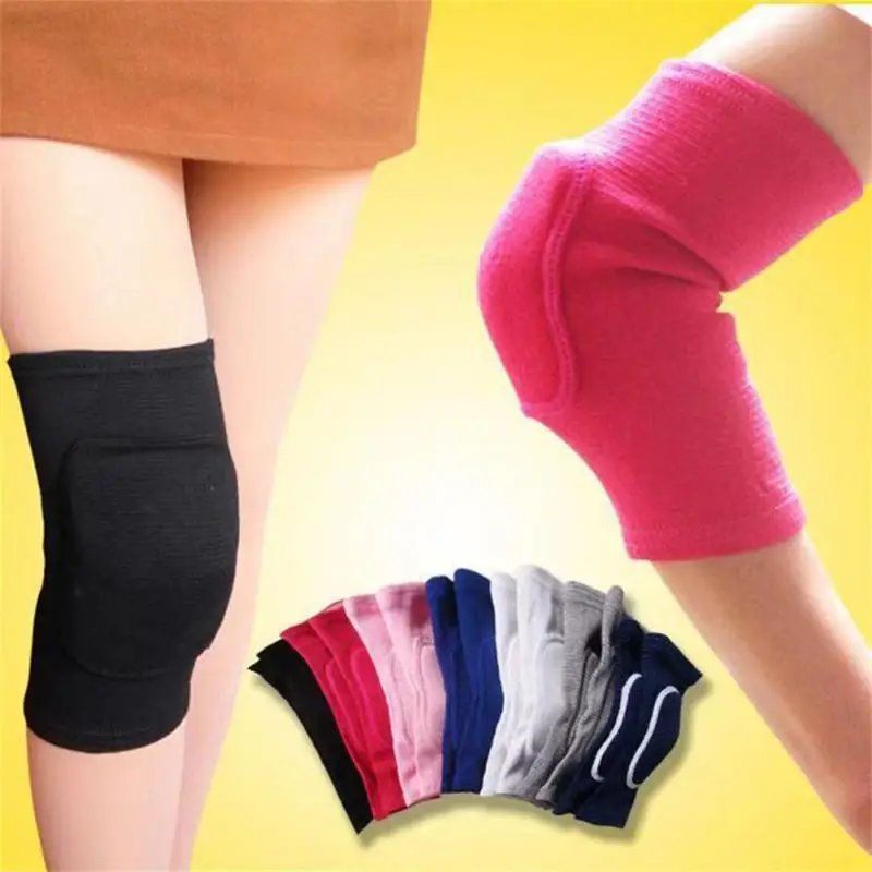 

2 PCS Nylon Football Volleyball Soccer Knee Pads Cycling Knee Support Yoga Basketball Training Protection Dance Knee Pads Kids