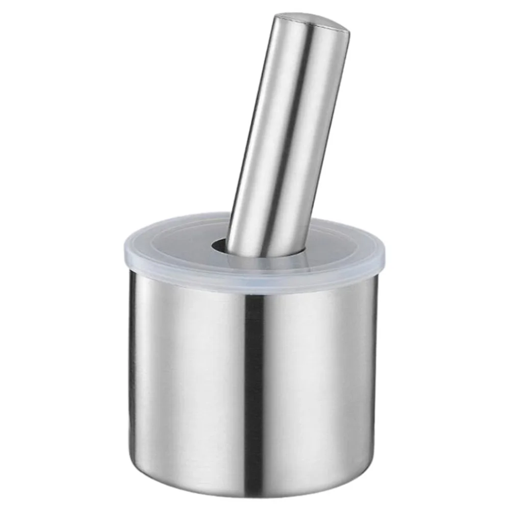 

1 Set Durable Garlic Masher Stainless Steel Garlic Grinder Home Mash Can (Silver)