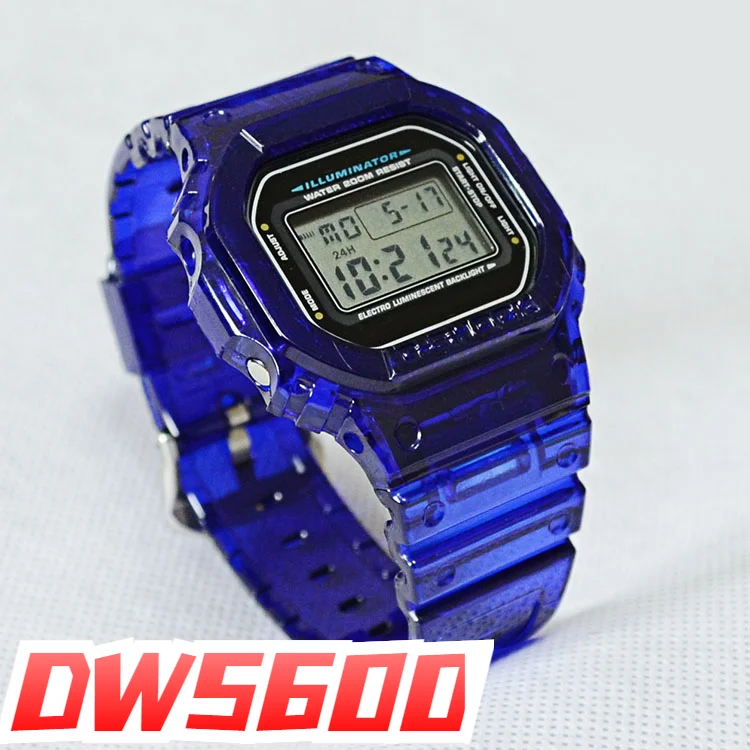 Прозрачный резиновый ремешок для часов чехол DW5600 GW M5610 G 5600 5000 замена Браслет fitbit